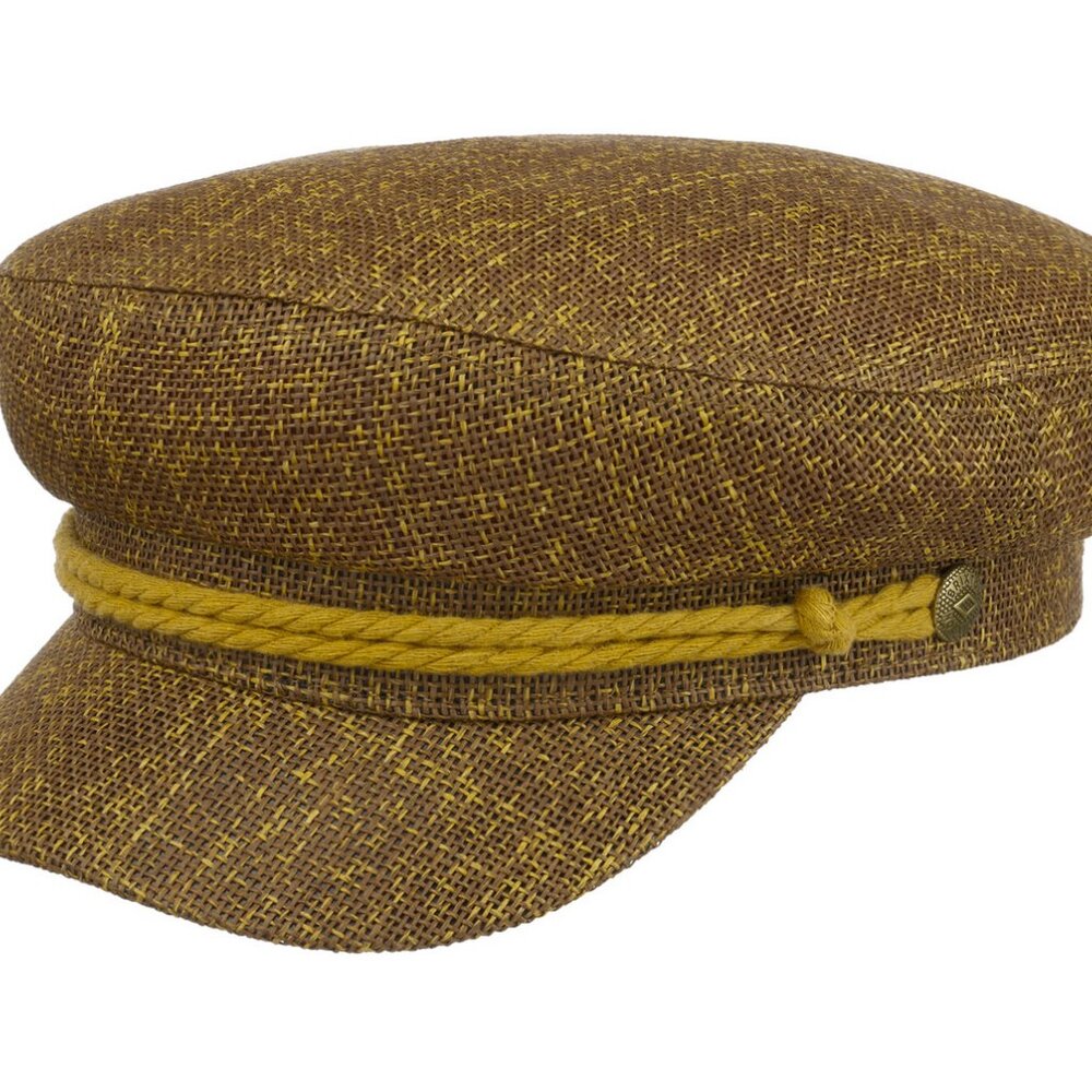 Brixton Brown and Yellow Cap